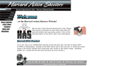 Desktop Screenshot of harvardactionshooters.com